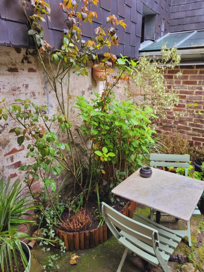 My Little Garden -Parking Gratuit 500M -Coeur Historique -La Clef De Honfleur Leilighet Eksteriør bilde